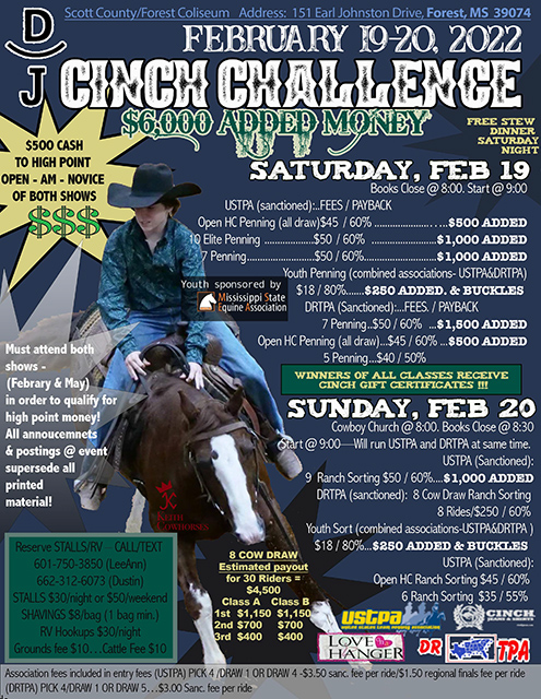 Cinch Challenge - February 19-20, 2022