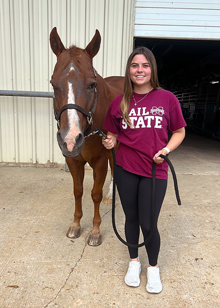 Haley Ferrell, 2024 Recipient of the MSEA Endowed Scholarship at MSU